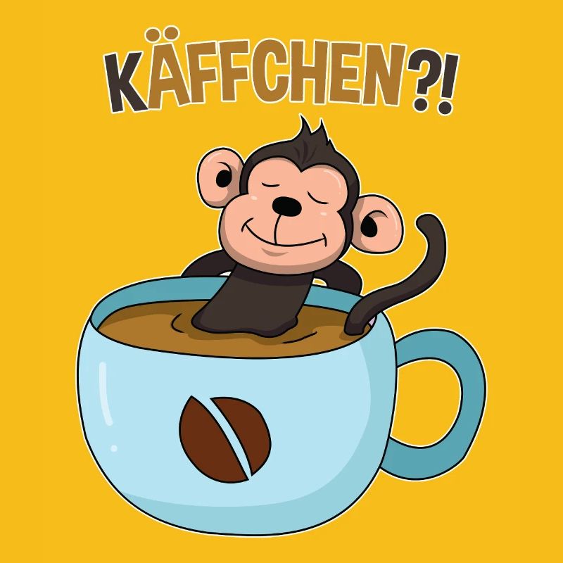 Pause-café avec le singe