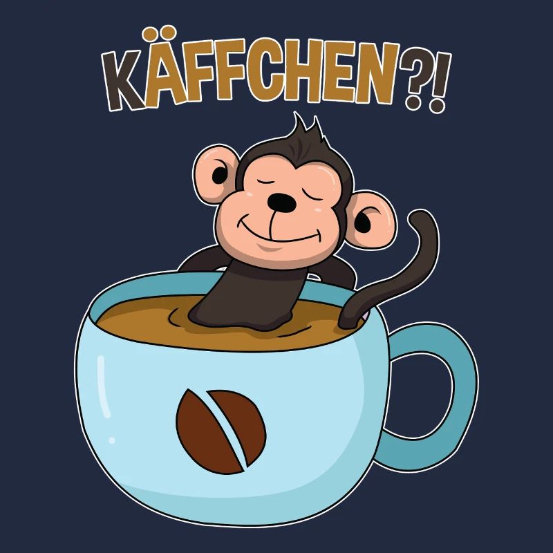Pause-café avec le singe