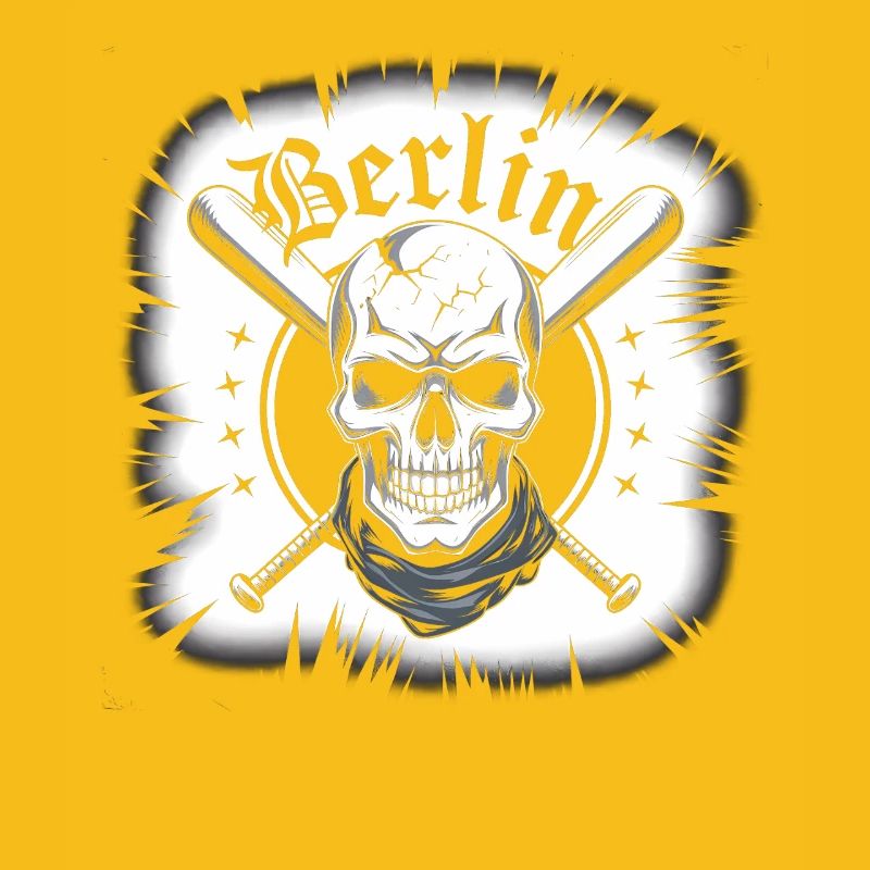 Conception d’épées croisées crâne de Berlin