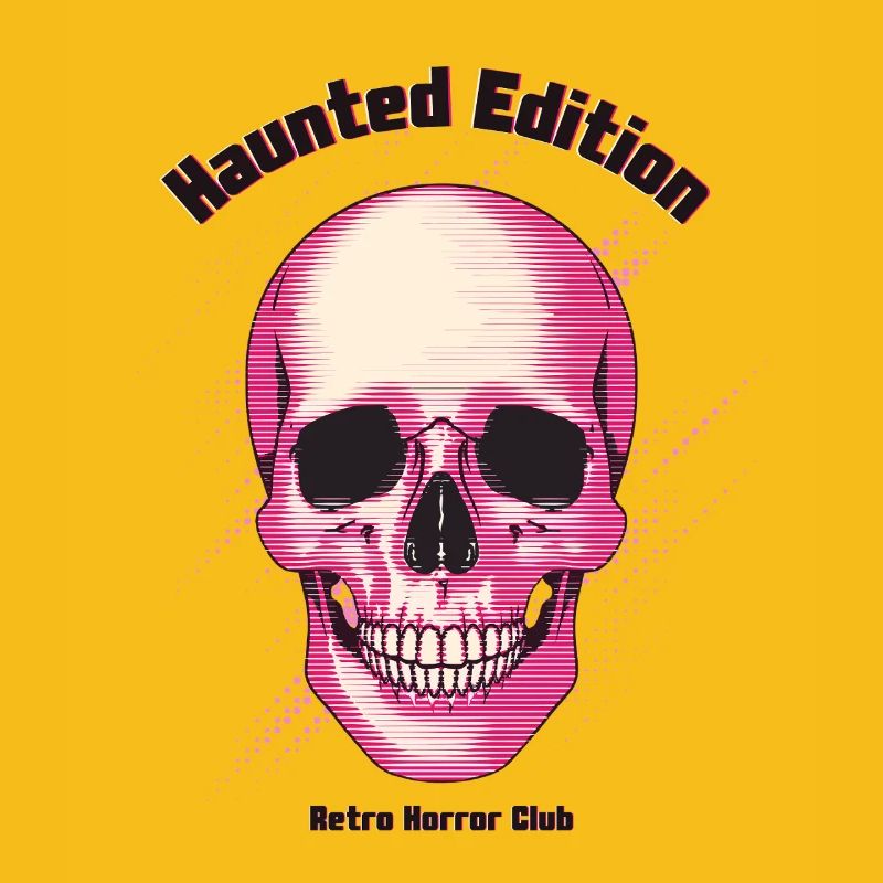 Retro Horror Skull