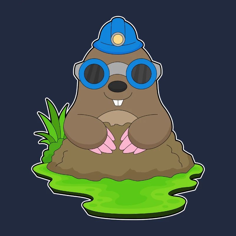 Mole Miner Mining Helmet Mining