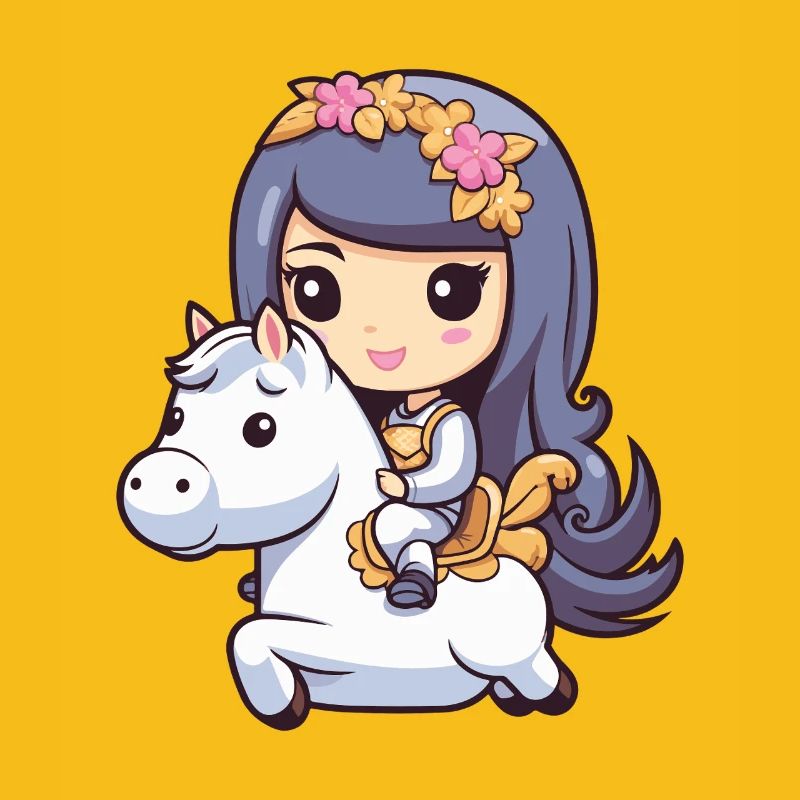 Prinzessin Pferd Comic
