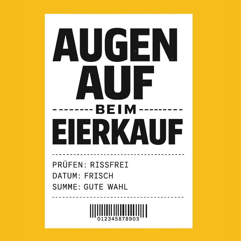 Augen auf beim Eierkauf