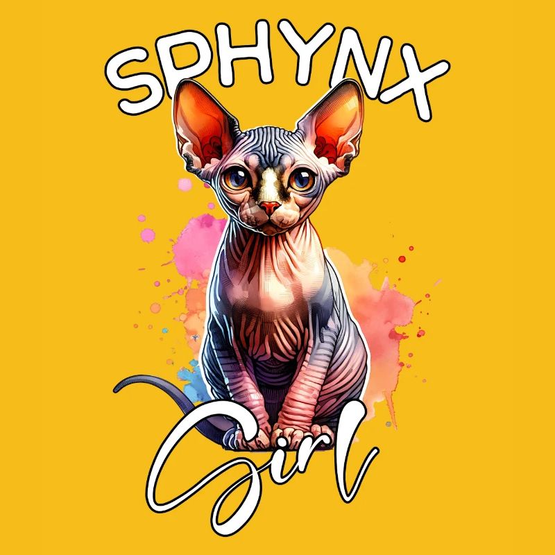 Sphynx Cat Mädchen Sphynxkatze