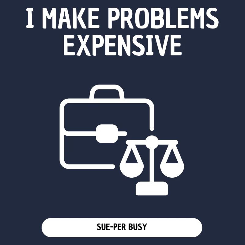 I Make Problems Expensive – Anwalt Humor
