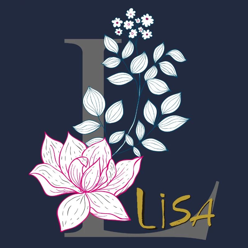 Buchstabe Initiale Lisa
