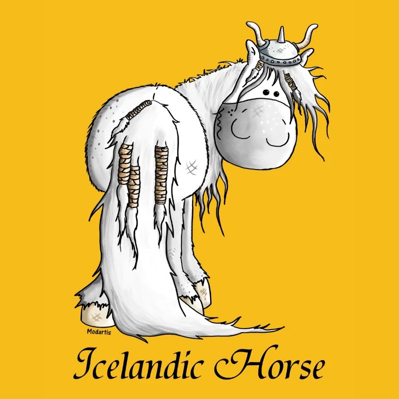 Wilder Wikinger Isländer - Pferd