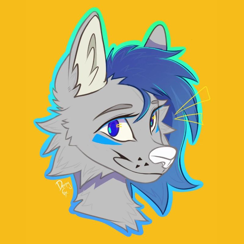 Wind Chime, the She-Wolf (by Derpy Fox)