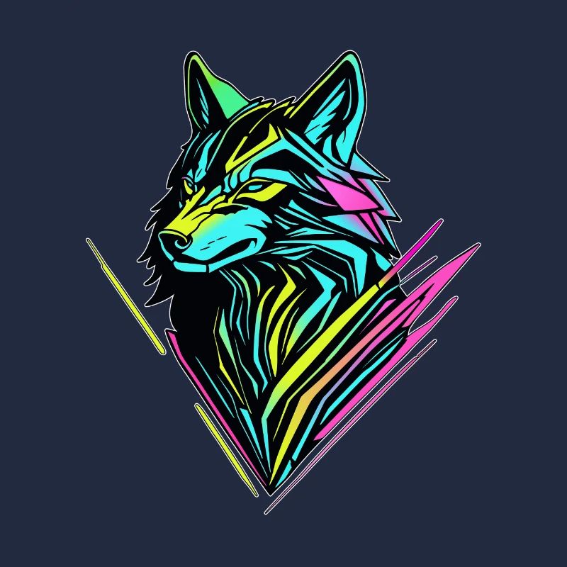 Neon Wolf – Cyber-Geist