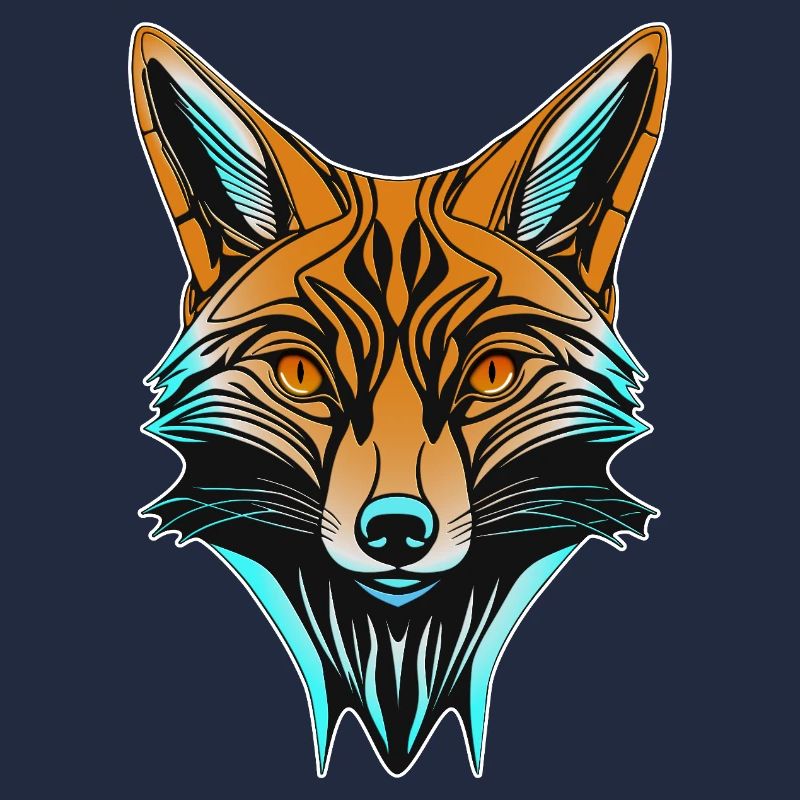 Neonfuchskopf