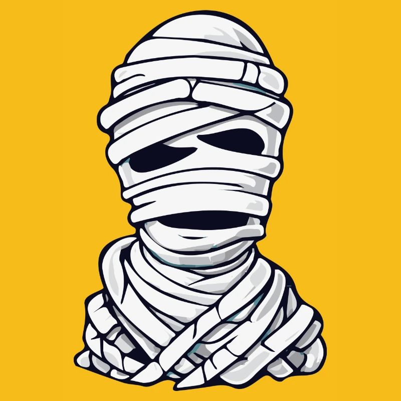 Classic Mummy Cartoon Pattern