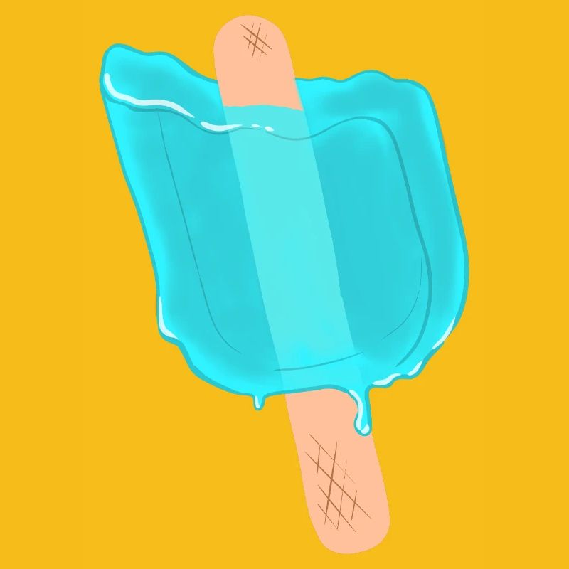 Glaces bleues