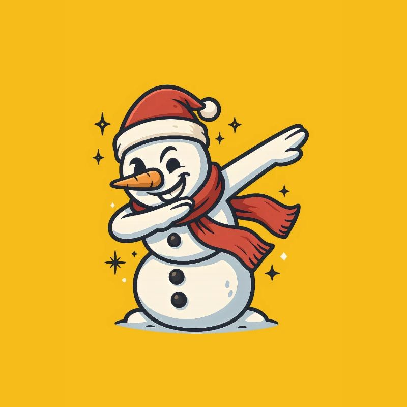 Dabbing Snowman Dab