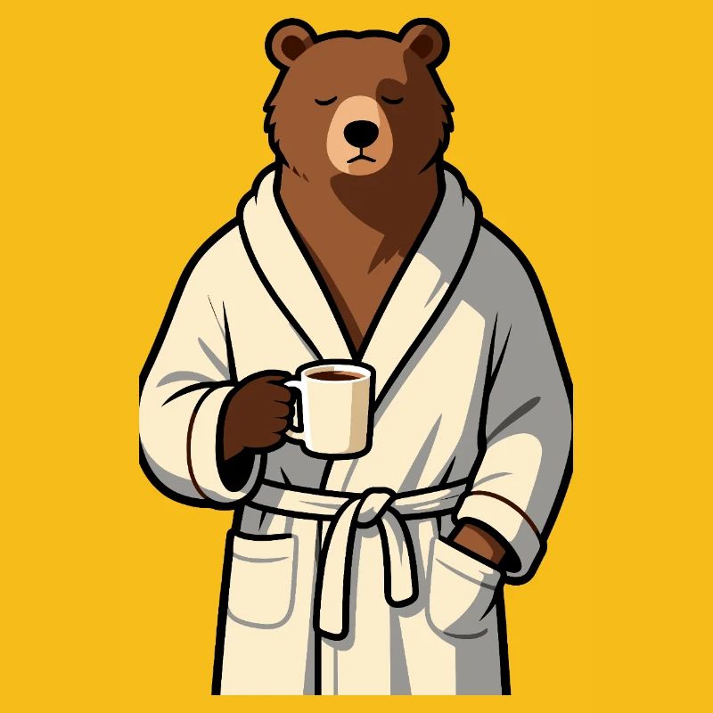 Müder Bär - Kaffee