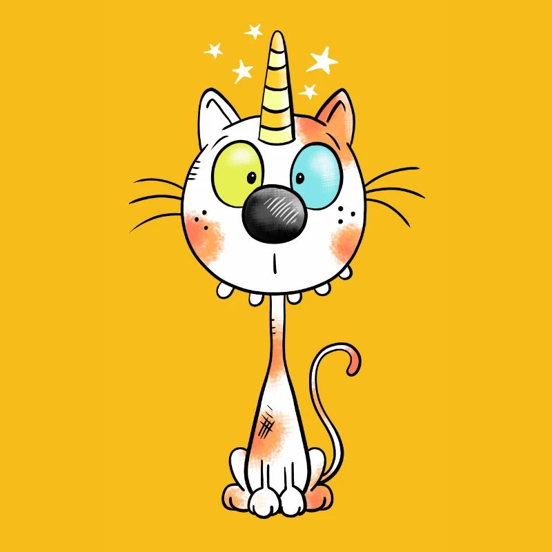Mignon chat comique