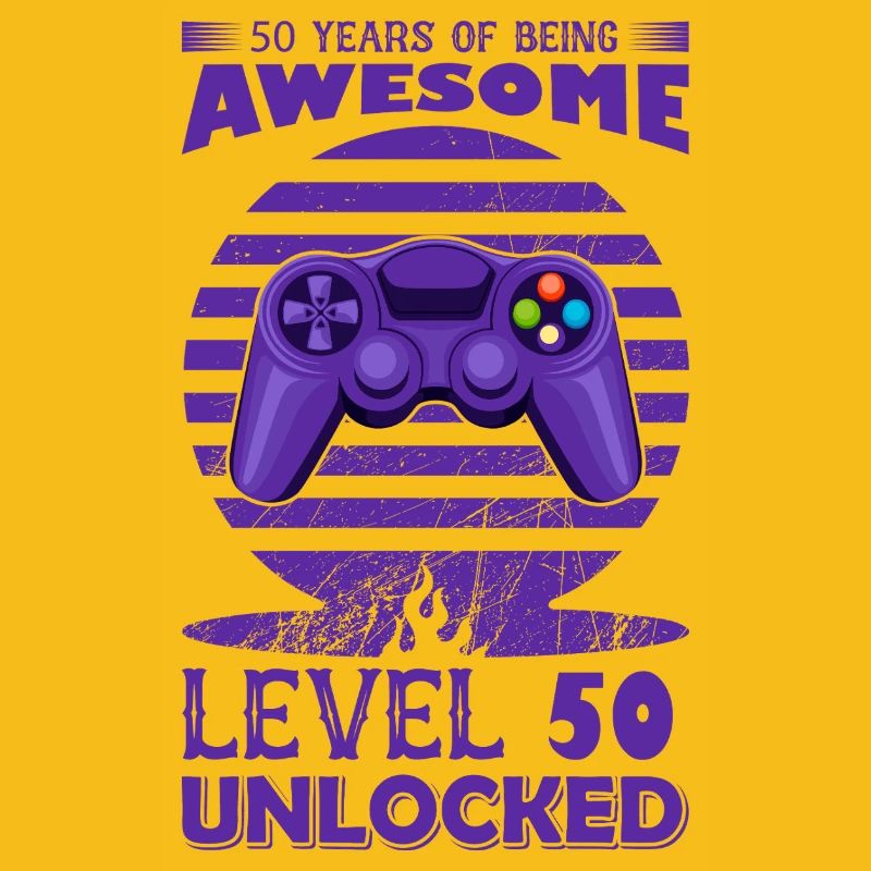Retro Gaming Controller Motif