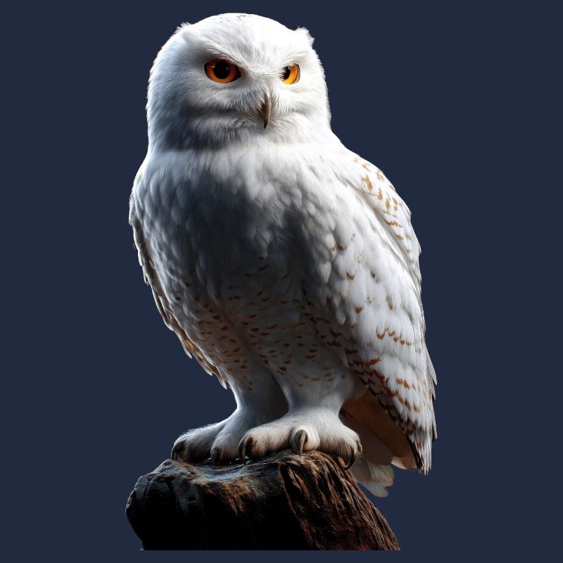 Schneeeule Weiße Eule Kauz Uhu Owl Schnee Eulen