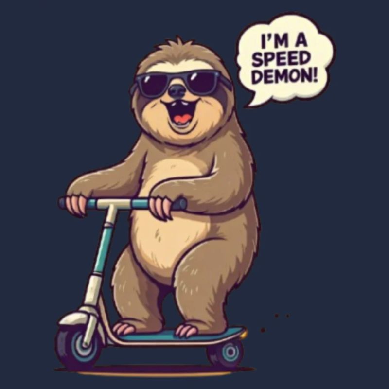 SLOTH SCOOTER SPEED DEMON