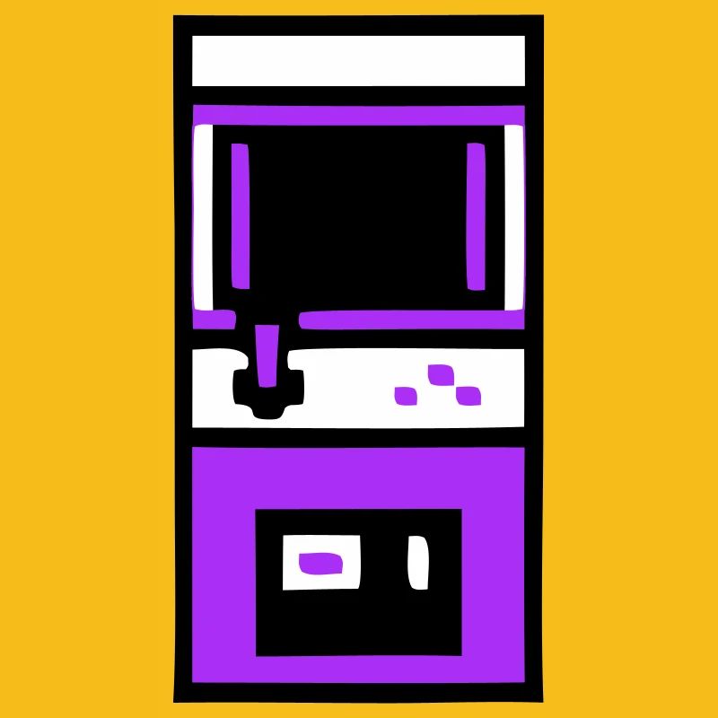 Nostalgischer Arcade Automat Gamer