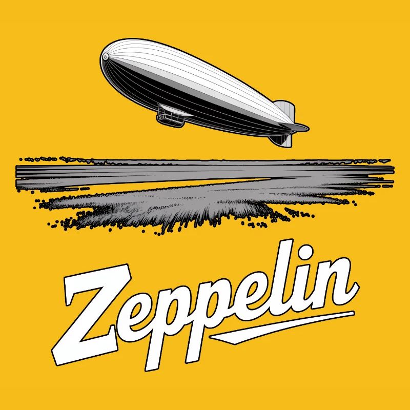 Dirigeable Zeppelin Rétro Vintage