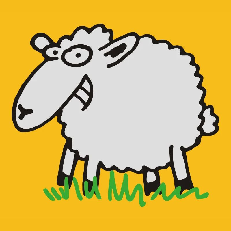 Grinsendes Schaf