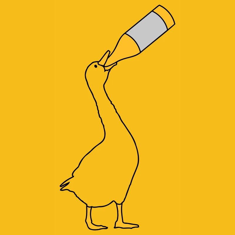 Beer boozing goose