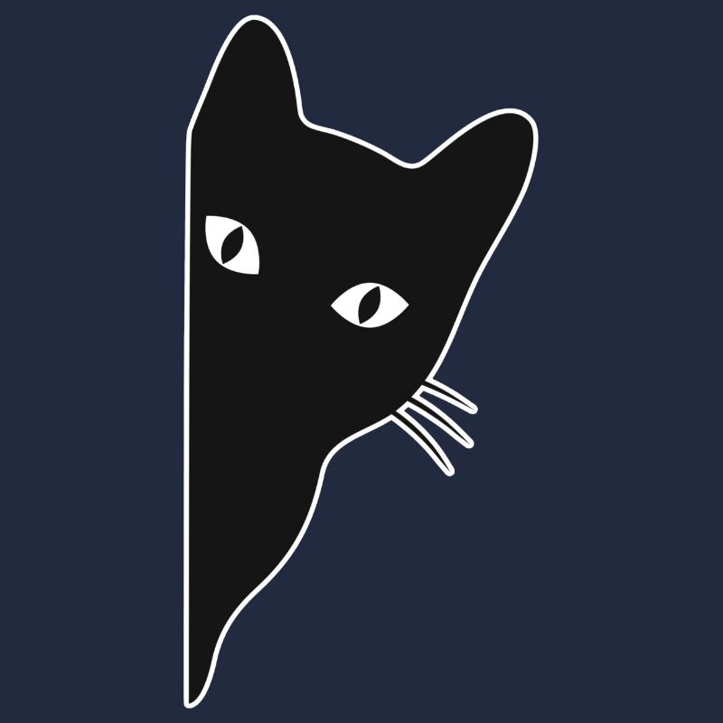Peeking Cat – Cute Cat Lover Design
