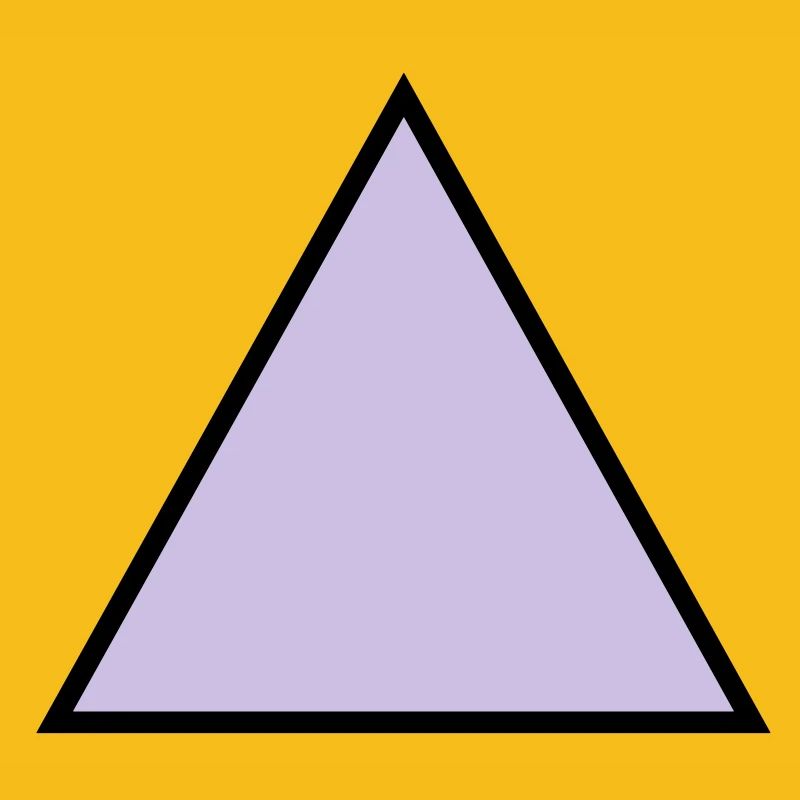 hipster triangle dreieck form