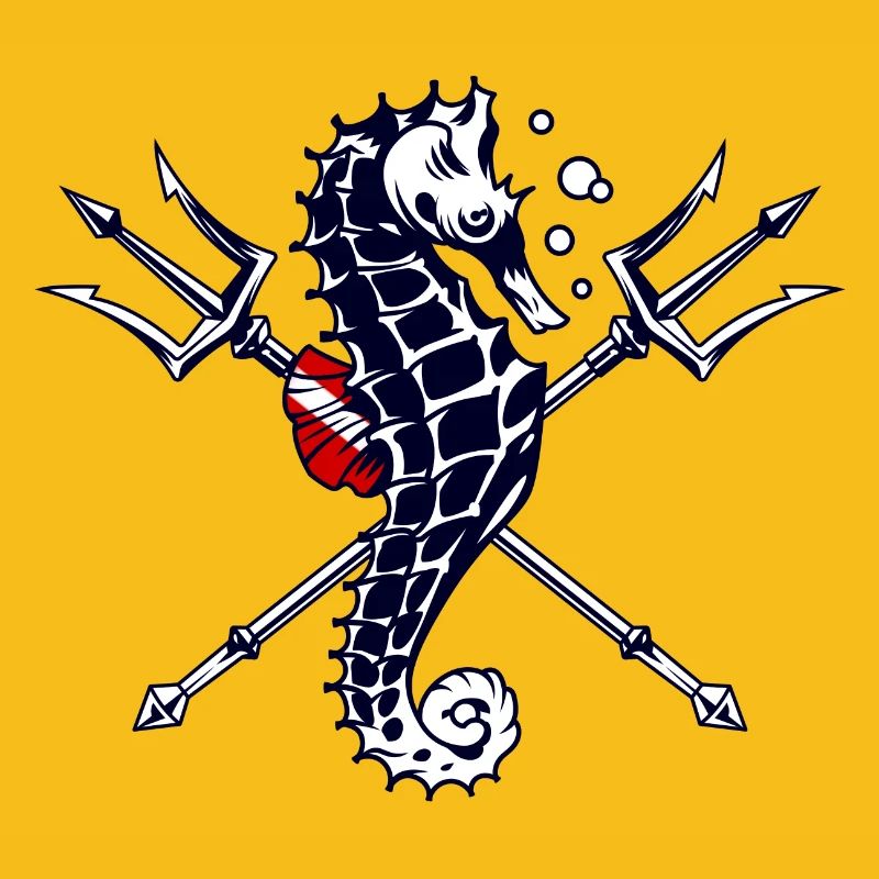 Taucher Trident Seepferdchen