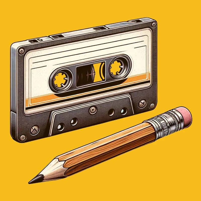 Kassettenstift 80er 90er Jahre Erinnerungsgeschenk
