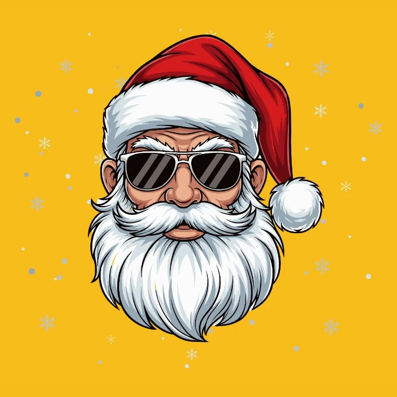 Weihnachtsmann mit Sonnenbrille