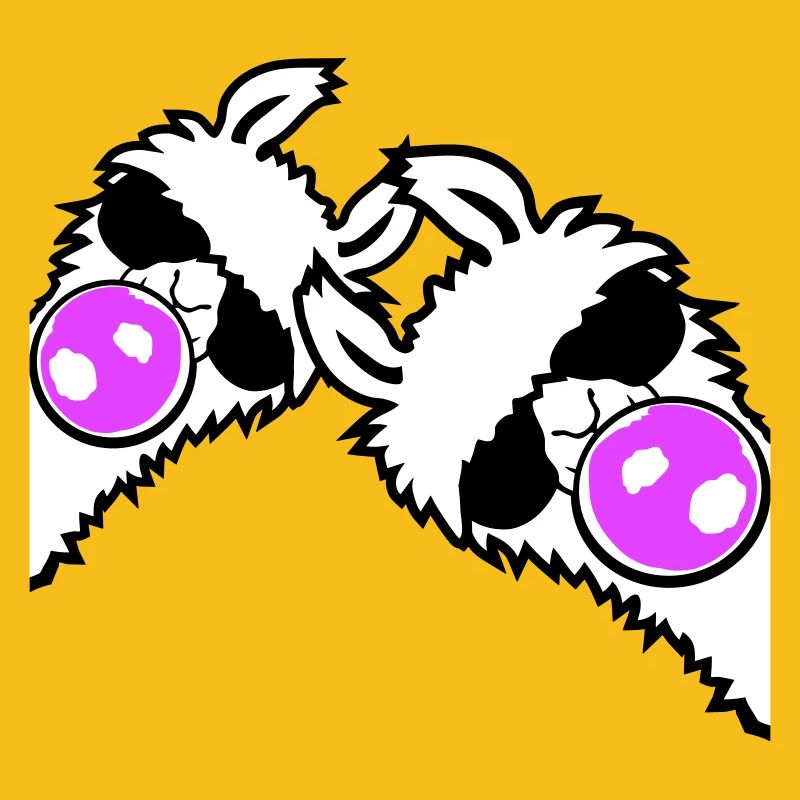 2 Lamas Kaugummiblasen Seite Team Freunde Crew