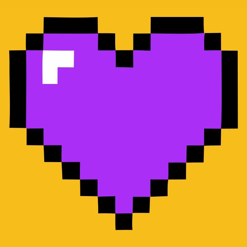 Pixel Herz 8-Bit Gesundheit