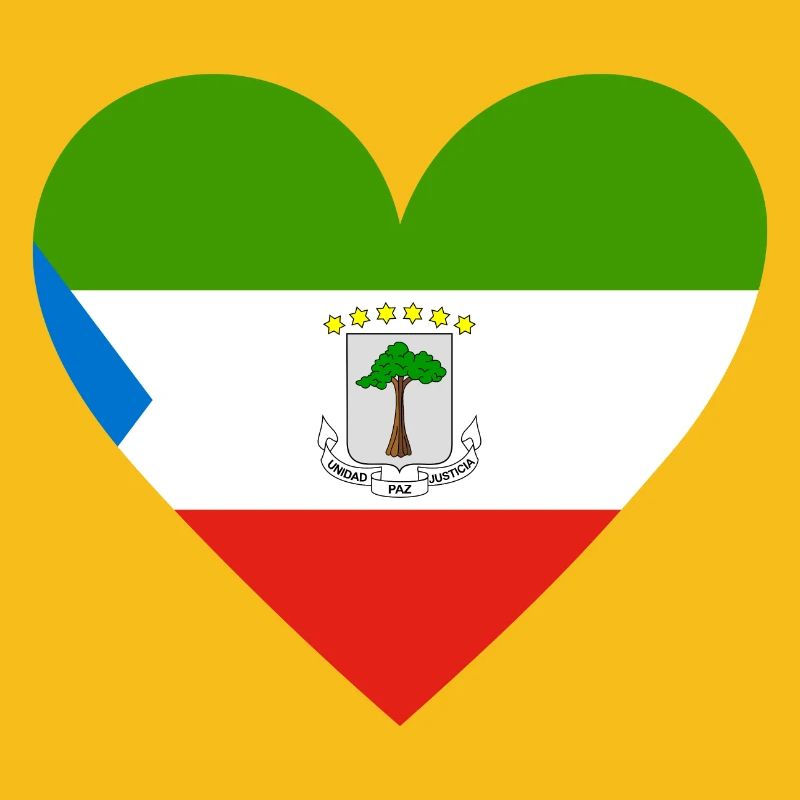 Equatorial Guinea Heart