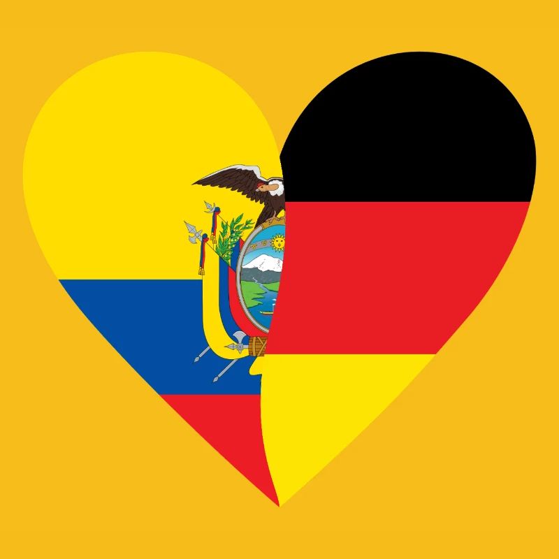 Ecuador Germany Heart