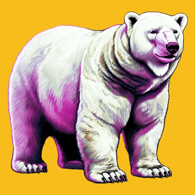 White polar bear