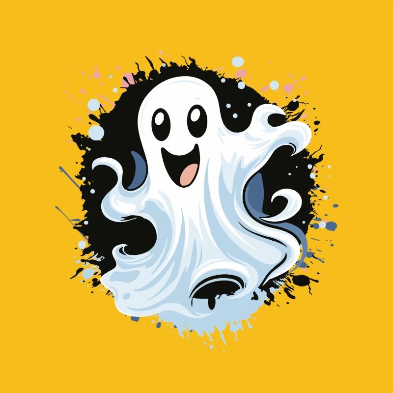 Cheerful Ghost Splash