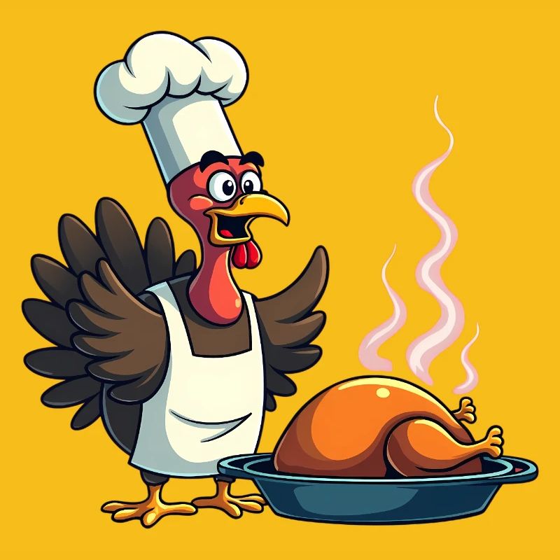 Cuisinier de dinde de Thanksgiving