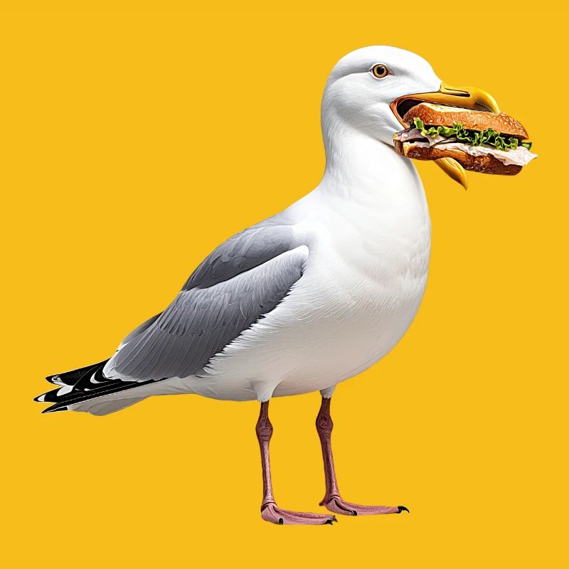 Silbermoewe-mit-Fischbroetchen