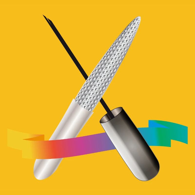 Manicure Tools with Gradient Illustration