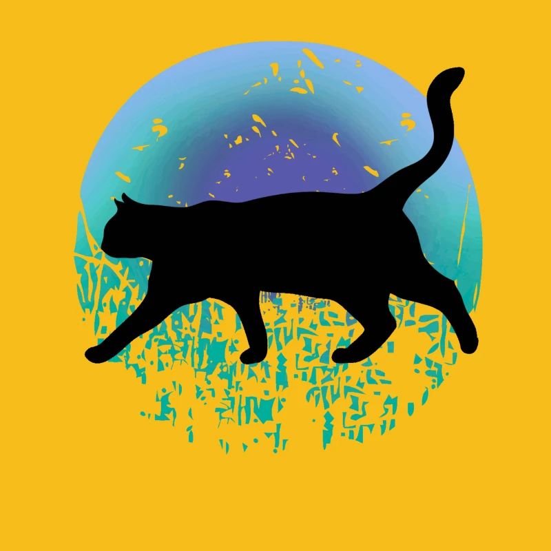 Schwarze Katze
