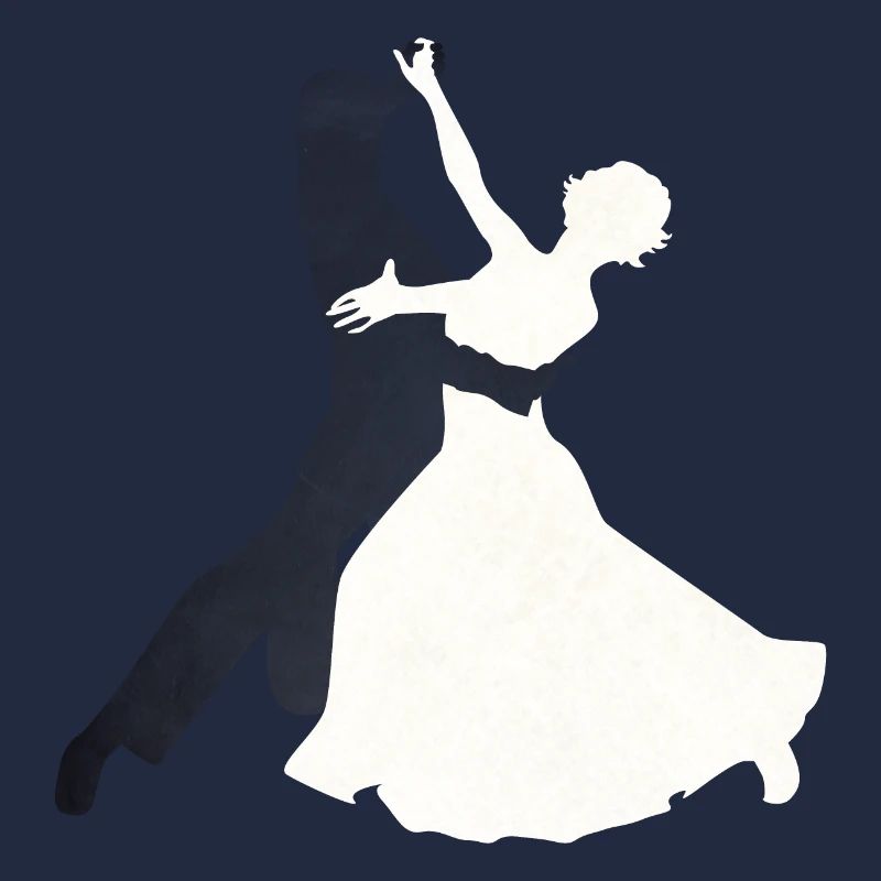 Motif de danse de valse élégant