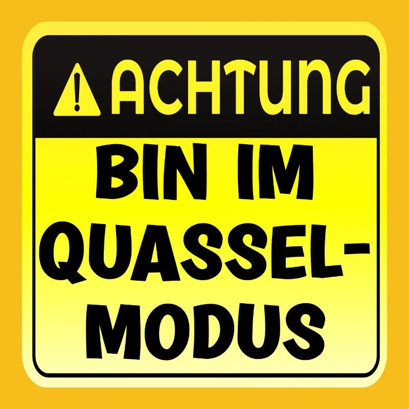 Lustige Muttertagssprüche - Quasselmodus Warnung