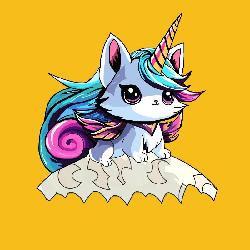 Fee Einhorn Katze