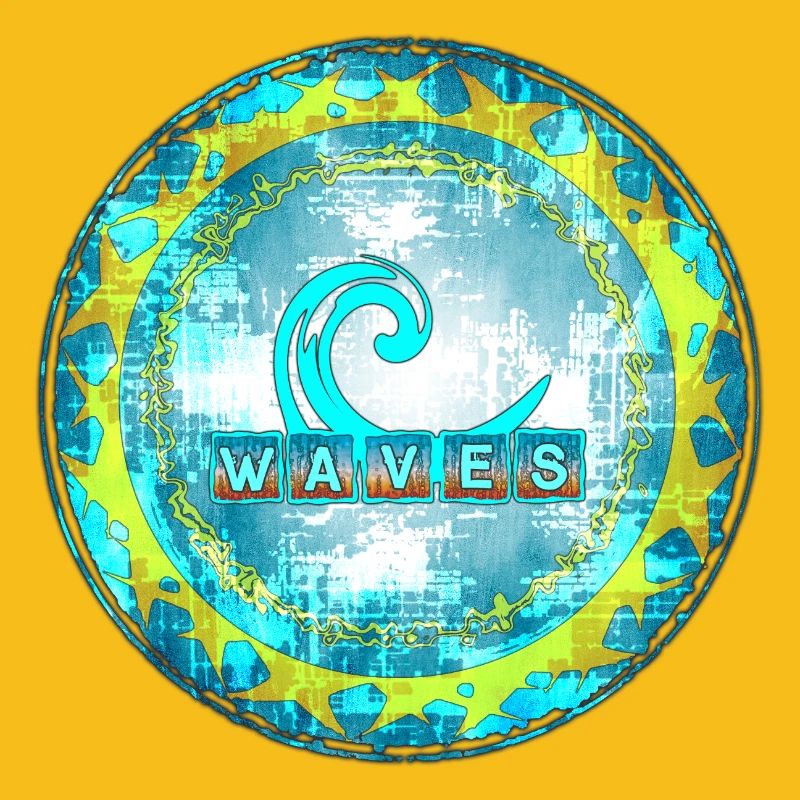 Abstract Waves Pattern