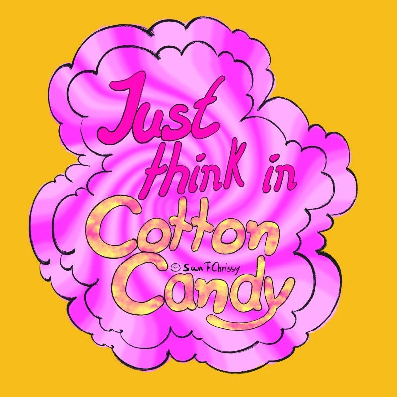 Cotton Candy Thinking swirl