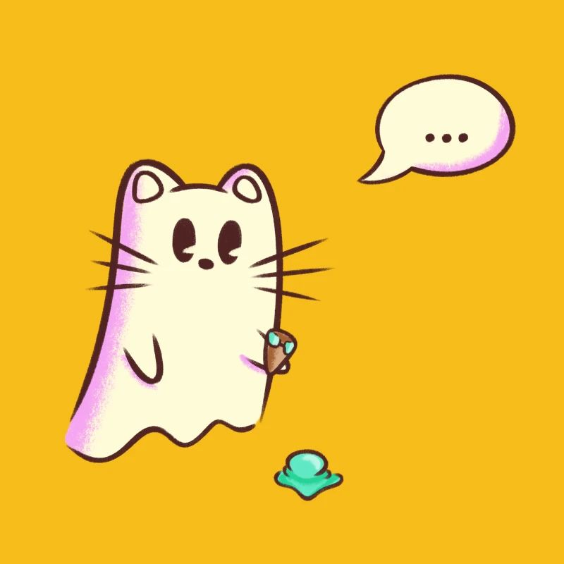 Ghost Cat Drops - Oops