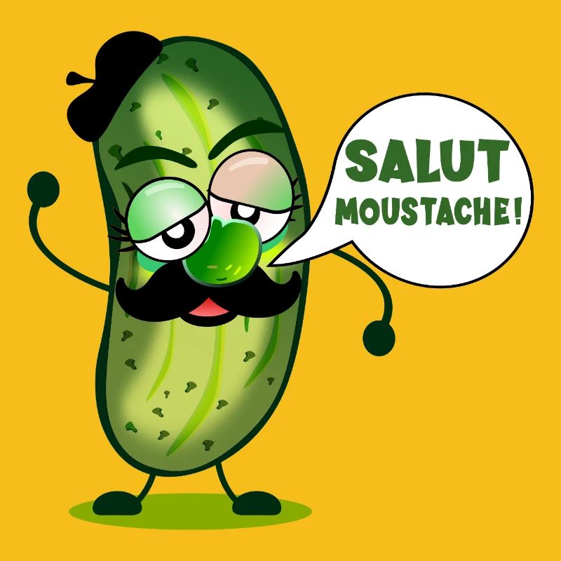 HALLO SCHNURRBART GURKEN