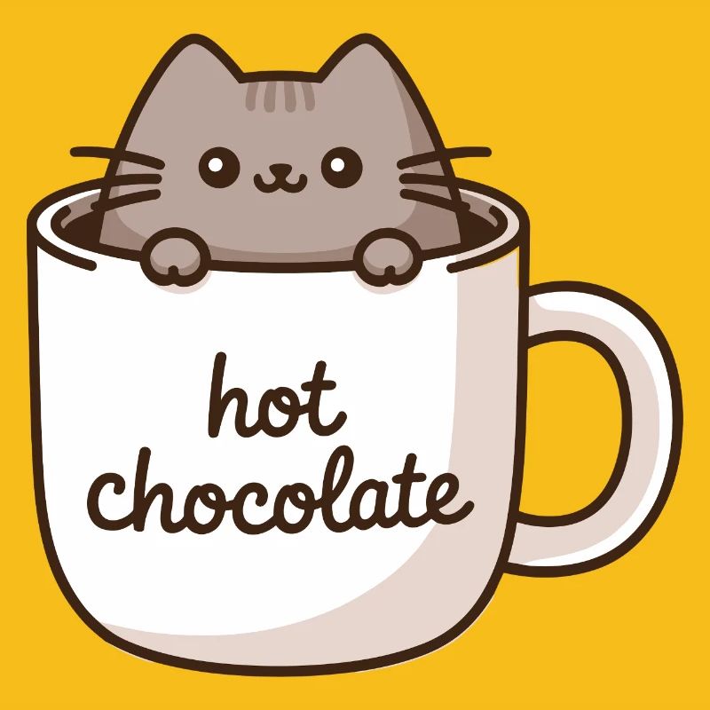 Chats dans une tasse – Breloque chocolat chaud