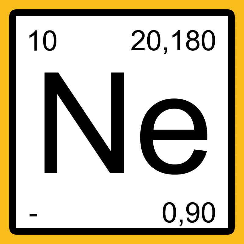 Neon Element Typography